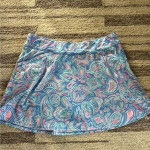 Lilly Pulitzer Blue and Pink Skirt